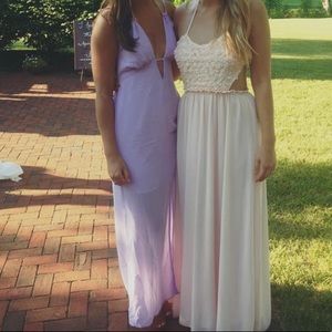 Tobi Lavender Floor Length Dress